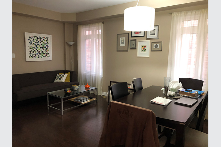 Property before staging L