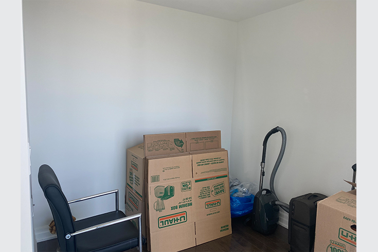 Property before staging O